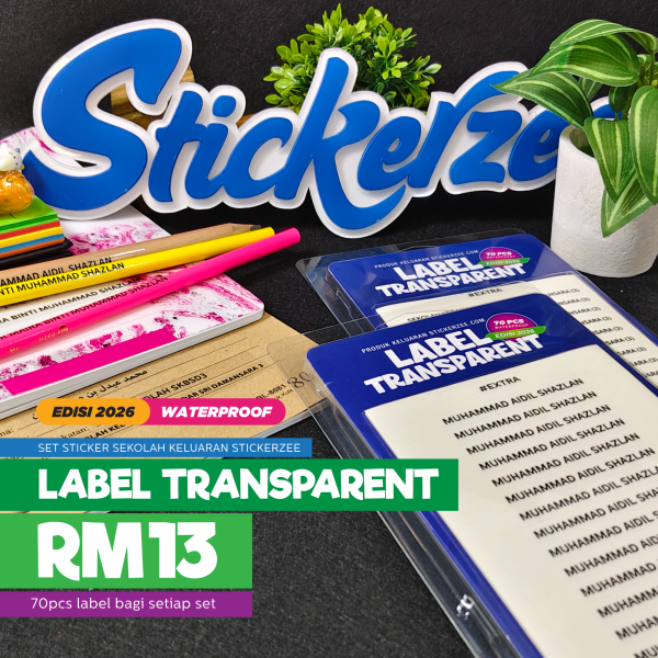 Label Nama Transparent