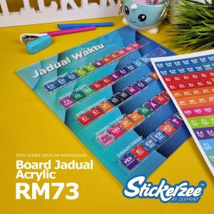BOARD-JADUAL-ACRYLIC
